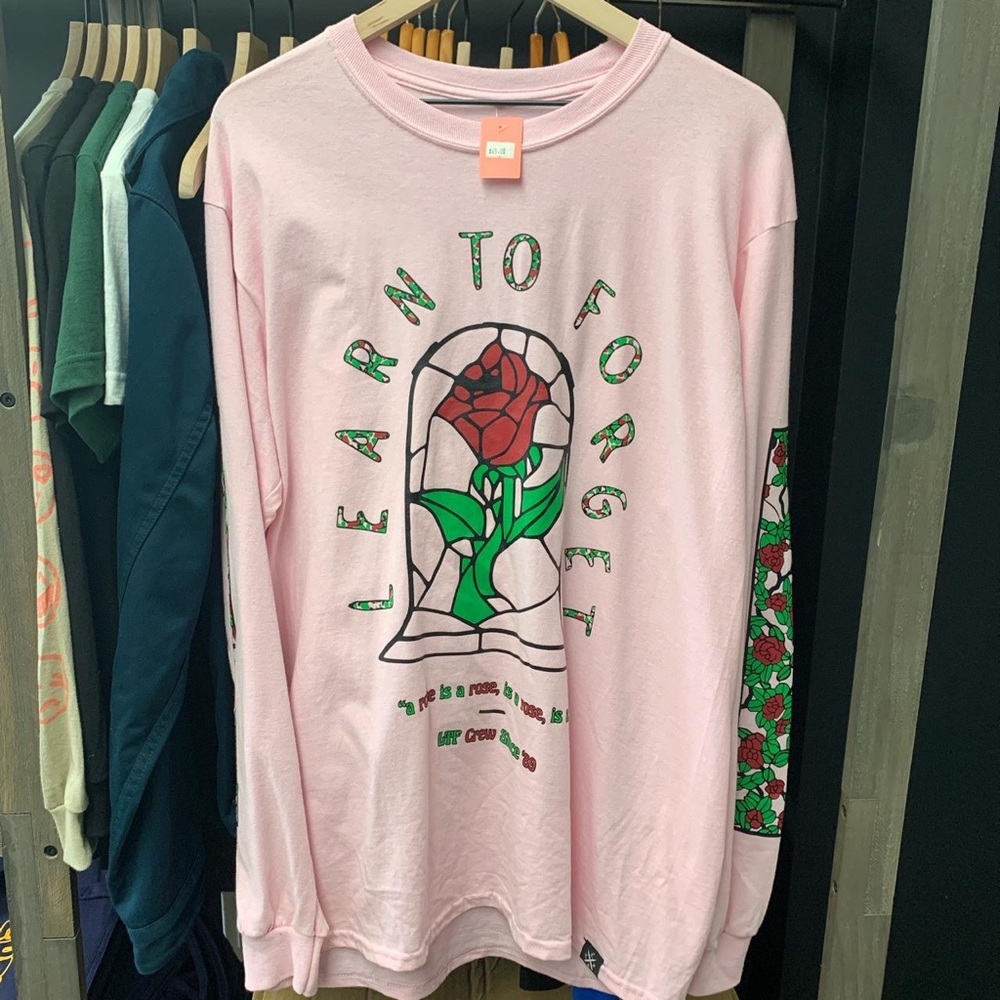 Learn To Forget “Stained Roses” Long Sleeve Tee - Picture 4 of 4